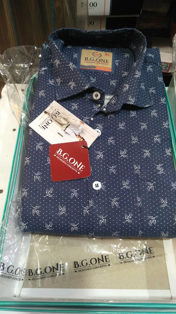 Men's Shirt (Nevy blue)